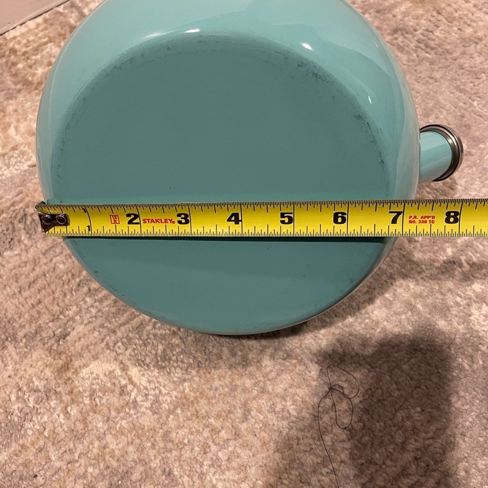 Chantal Enamel-on-Steel Vintage Tea Kettle Aqua Turquoise MSRP $95 - Picture 7 of 7